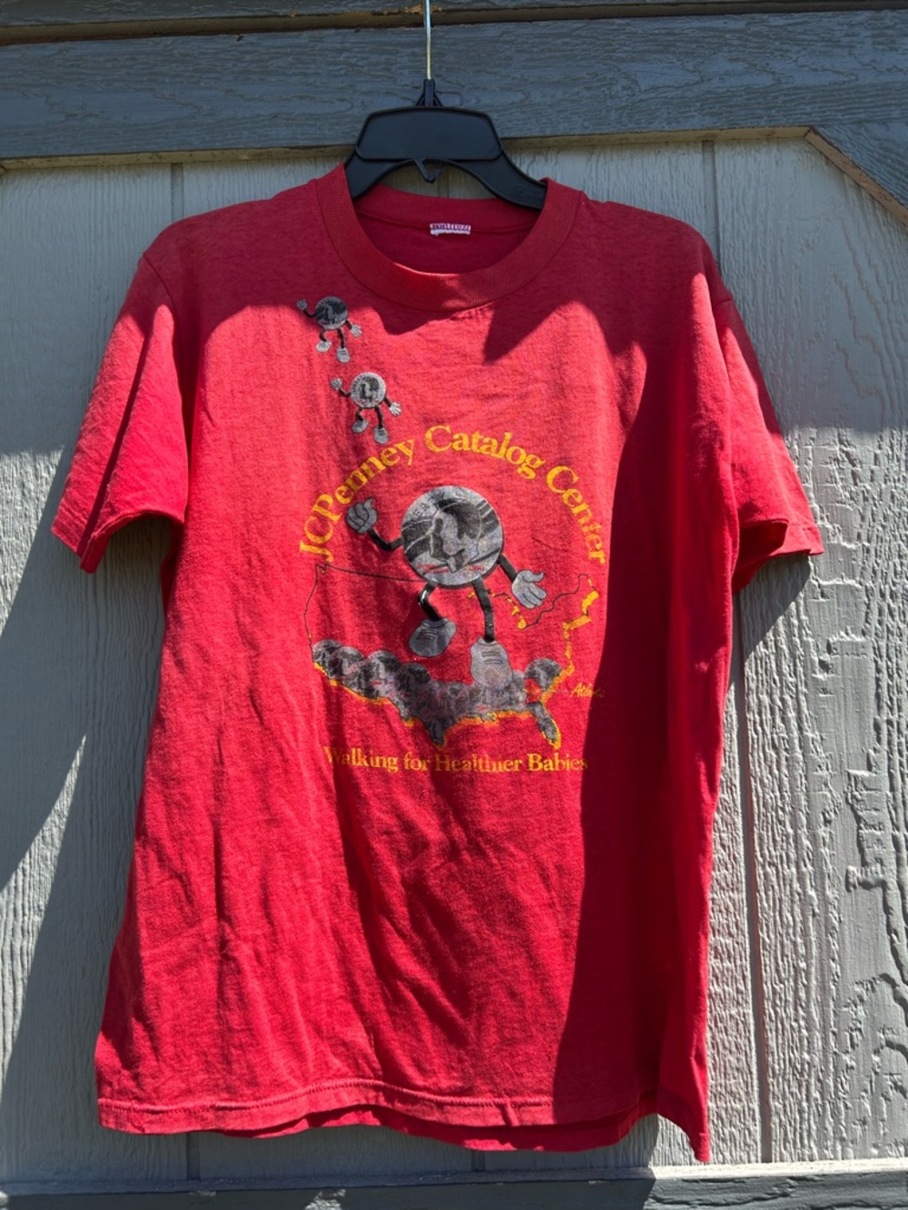 Vintage 90s JCPenney Catalog Center Tee Single Stitch Graphic T-Shirt